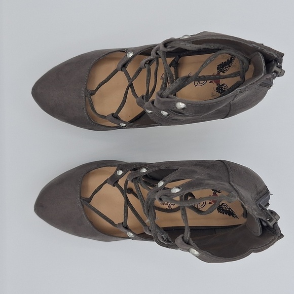NEW Penny Loves Kenny Lace Up Closed Toe Platform Heels Size - 7.5 - Picture 7 of 16